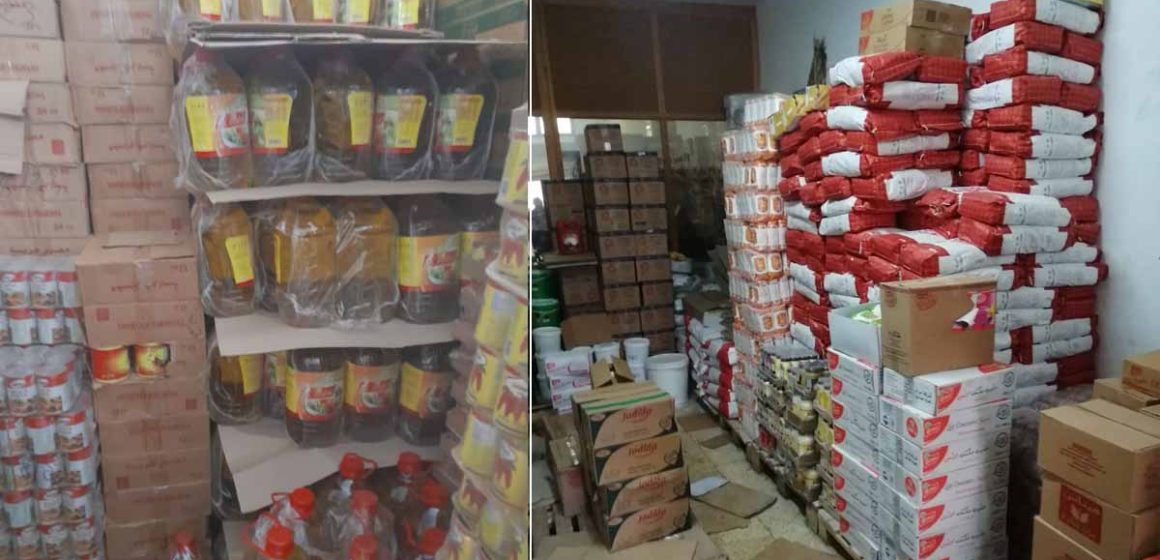 Spéculation : Saisie de produits alimentaires d’une valeur de près d’un million de dinars à El-Mourouj (Photos)