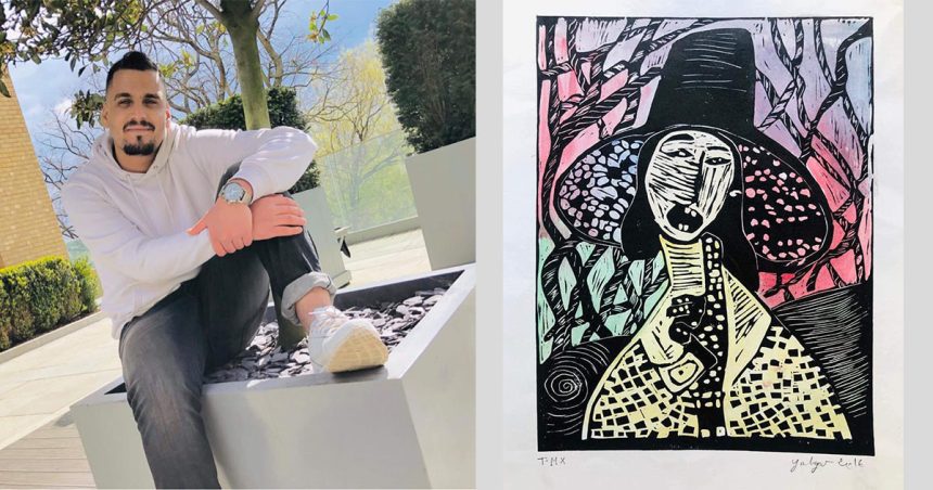 L’artiste tunisien Yahya Allagui en finale des Arabs Group Awards des arts plastiques à Londres