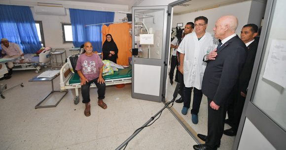 Kais-Saied-Hopital-Rabta Les volets de la réforme des caisses de sécurité sociale en Tunisie