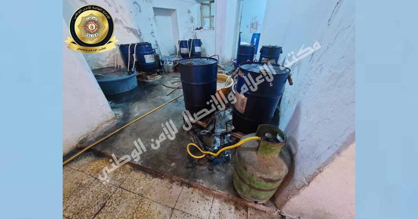 Gafsa : Saisie de 3000 litres d’alcool artisanal (Photos)