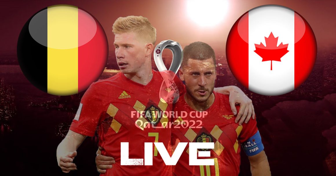 Belgique vs Canada en live streaming : Coupe du Monde 2022
