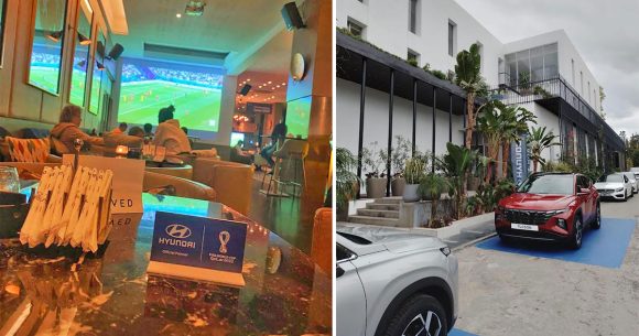 Hyundai Tunisie à Villa Didon pour supporter les Aigles de Carthage à la Coupe du monde