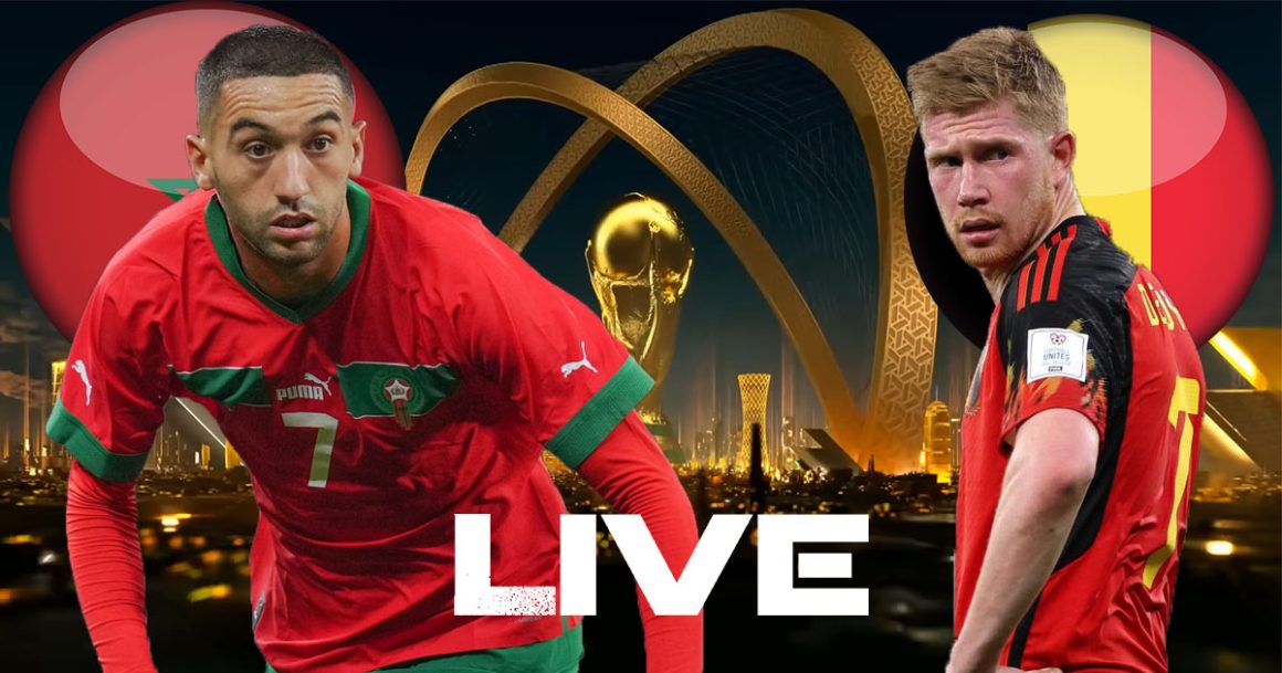 Maroc vs Belgique en live streaming : Coupe du Monde 2022