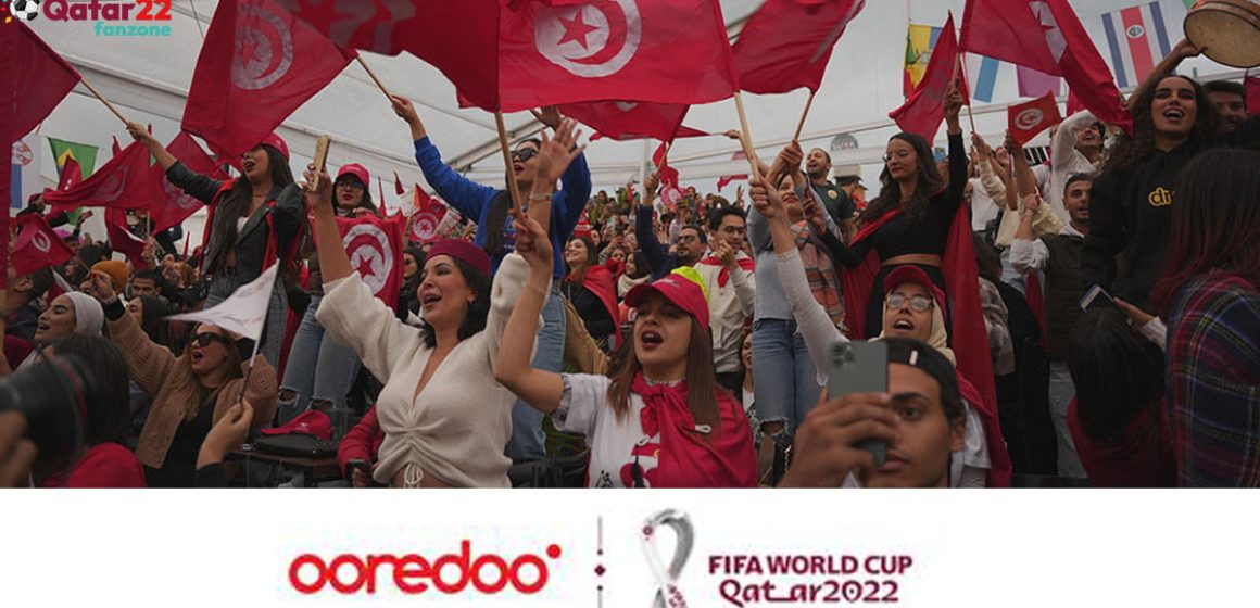 Ooredoo Tunisie : L’ambiance à la Qatar22 Fanzone téléporte les supporters à l’Education Stadium à Doha (Photos)