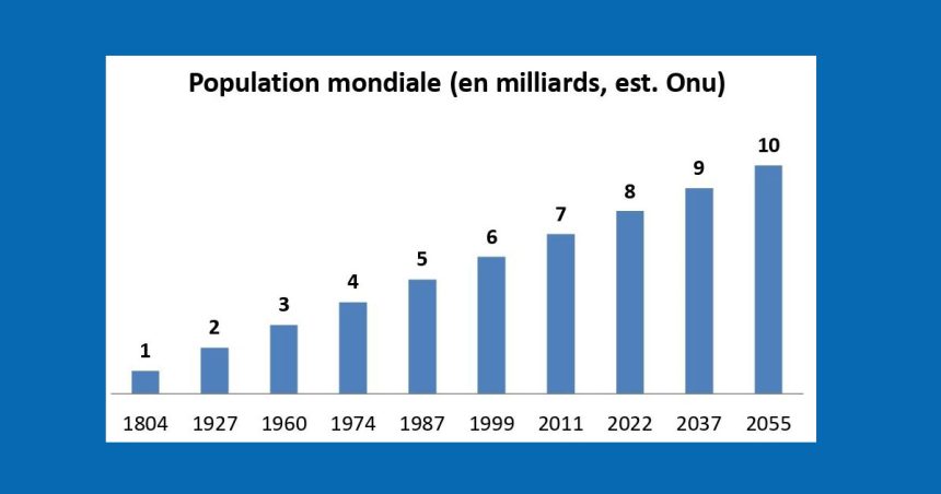 Population mondiale : 8 milliards d’êtres humain sur la Terre…
