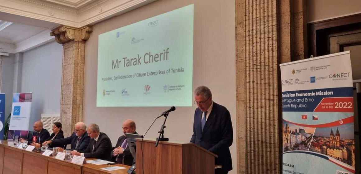 Tarak Cherif plaide à Prague pour l’amélioration du climat des affaires en Tunisie