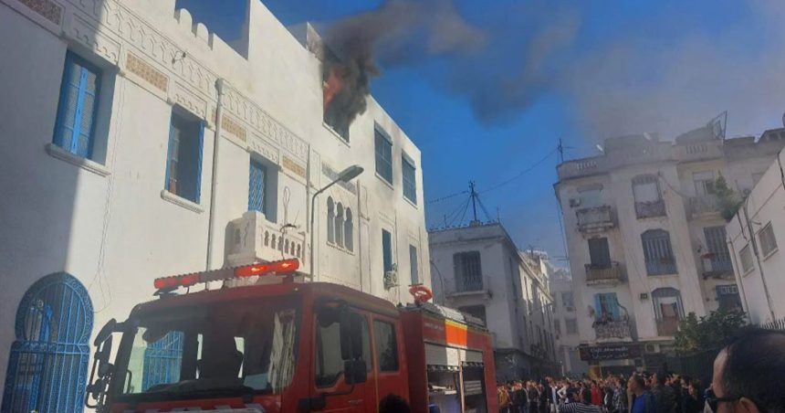 Tunis : Un incendie éclate au lycée secondaire Rue de Marseille