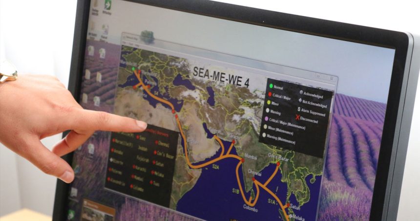 Câble sous-marin SEA-ME-WE 4 : augmentation de la part de débit de la Tunisie