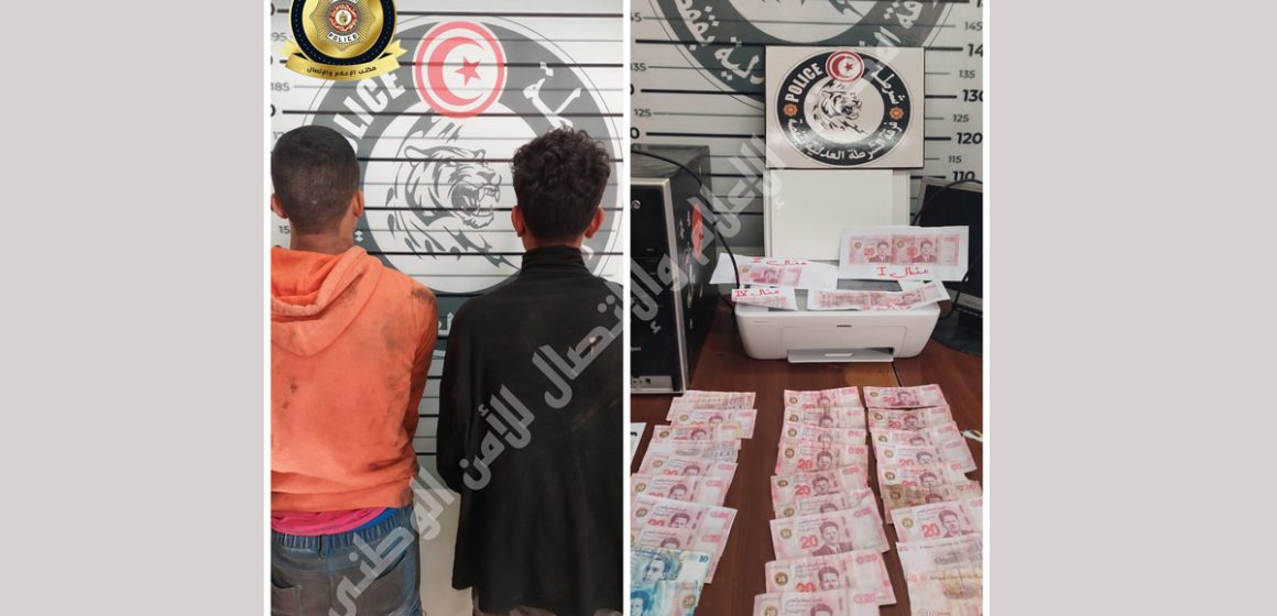 Tunisie-Trafic de faux billets : Deux faussaires arrêtés à Gafsa