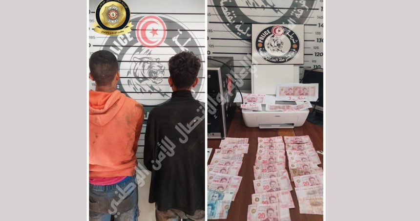 Tunisie-Trafic de faux billets : Deux faussaires arrêtés à Gafsa