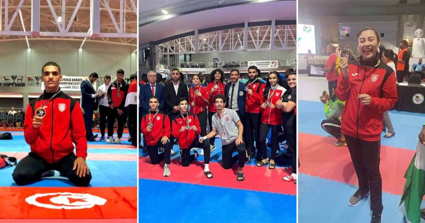 Championnats d’Afrique de Karaté à Durban : 11 médailles, dont 3 en or pour la Tunisie (Photos)