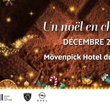 Tunisie-Festive Season : Un Noël en Chocolat au Mövenpick Hotel du Lac du 4 au 25 décembre 2022