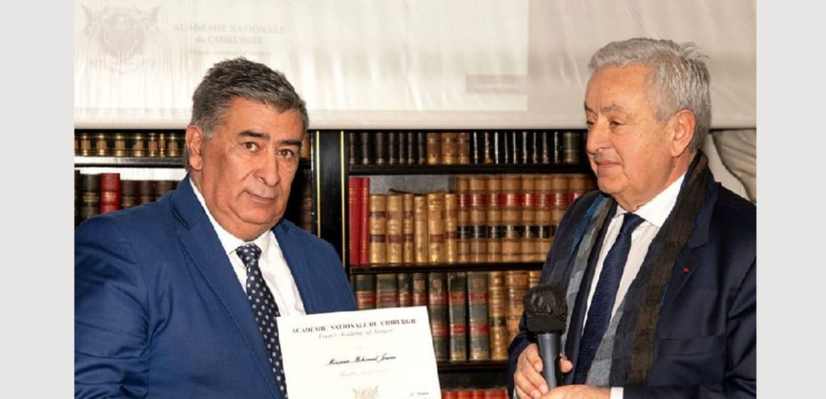 Pr Mohamed Jouini honoré par l’Académie nationale française de Chirurgie