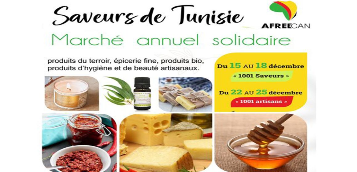 Saveurs de Tunisie : Un marché solidaire organisé par Afreecan