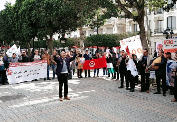Tunisie : En images, le 500e rassemblement hebdomadaire «Qui a tué Chokri? Qui a tué Brahmi?»