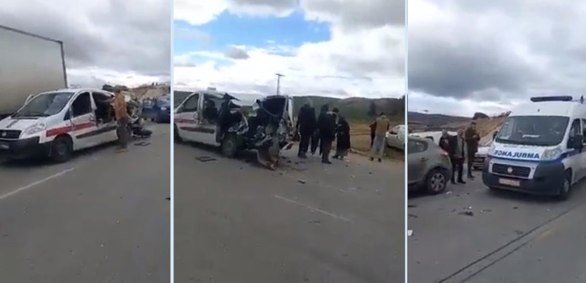 Béja : Deux morts et 10 blessés dans une collision entre un camion et 8 voitures