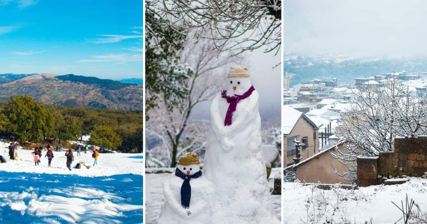 Les chutes de neige se poursuivent à Jendouba : En images, la région sous un manteau blanc