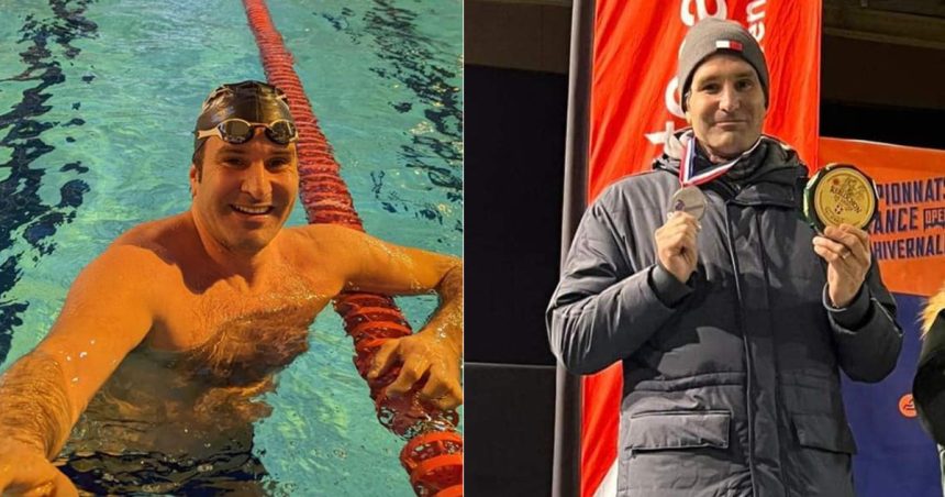 Ice Swimming : Karim Jenhani remporte les championnats du monde de nage en eau glacée à Samoëns