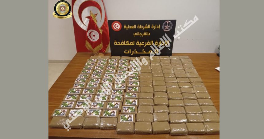 La Marsa : Saisie de 135 plaquettes de cannabis; deux étrangers et un Tunisien arrêtés