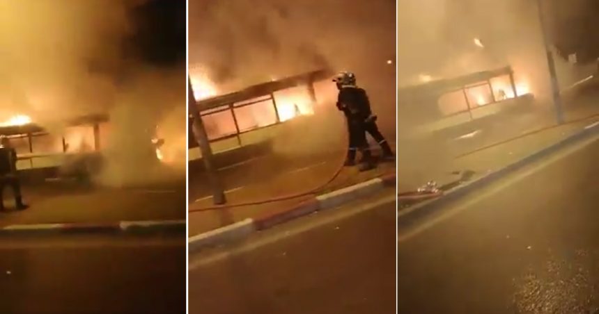 Tunis : Un bus prend feu à Bab Saadoun, aucune victime à déplorer