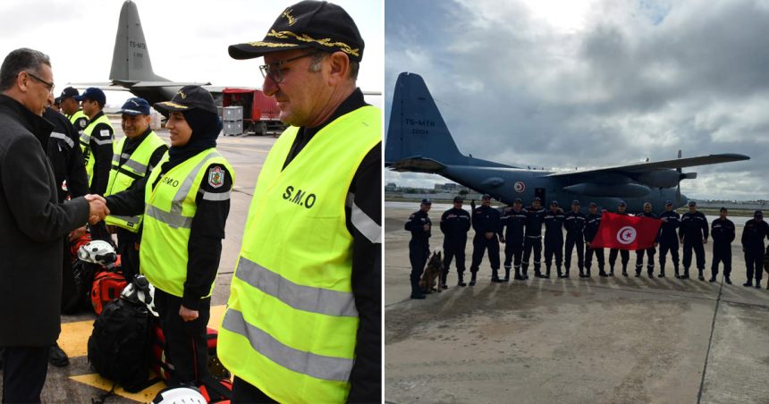 Séisme : La Tunisie envoie des aides et des équipes de secours en Turquie et en Syrie (Photos)