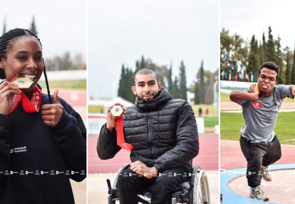 La Tunisie décroche 34 médailles dont 16 en or au Grand Prix de Tunis de para-athlétisme (Photos)