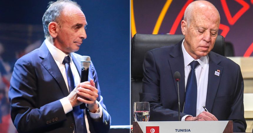 Le tweet de Zemmour après les déclarations de Saïed sur l’immigration subsaharienne en Tunisie