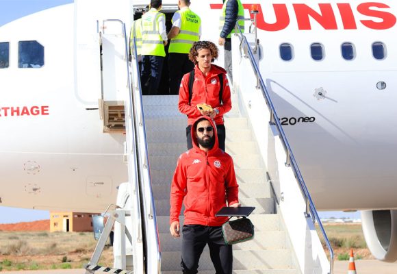 Qualifs CAN : L’équipe de Tunisie à Benghazi pour le match retour contre la Libye (Photos)