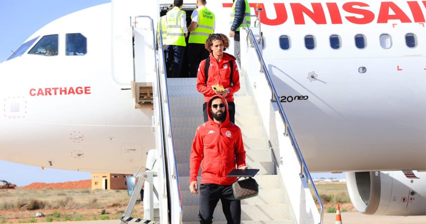 Qualifs CAN : L’équipe de Tunisie à Benghazi pour le match retour contre la Libye (Photos)