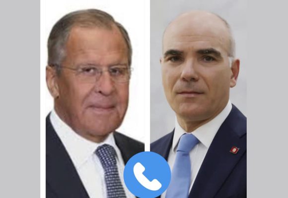 MAE : Entretien téléphonique entre Nabil Ammar et son homologue russe Serguei Lavrov