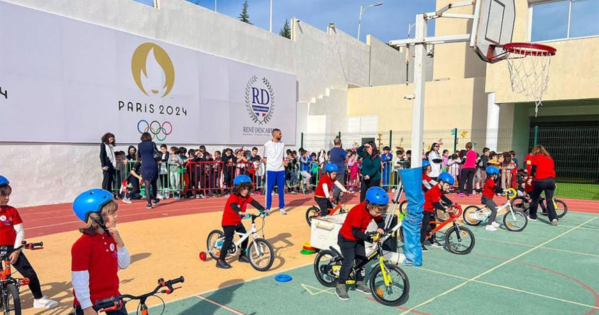 Tunis : le Groupe scolaire René Descartes célèbre le 500e jour avant les JO Paris 2024 avec Oussama Mellouli