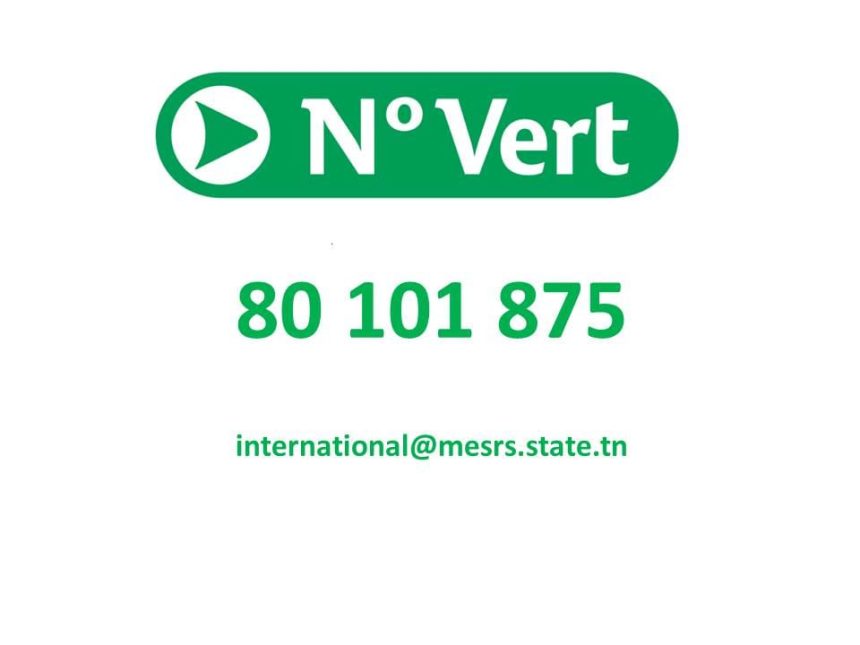 Enseignement supérieur : N° vert à disposition des étudiants internationaux