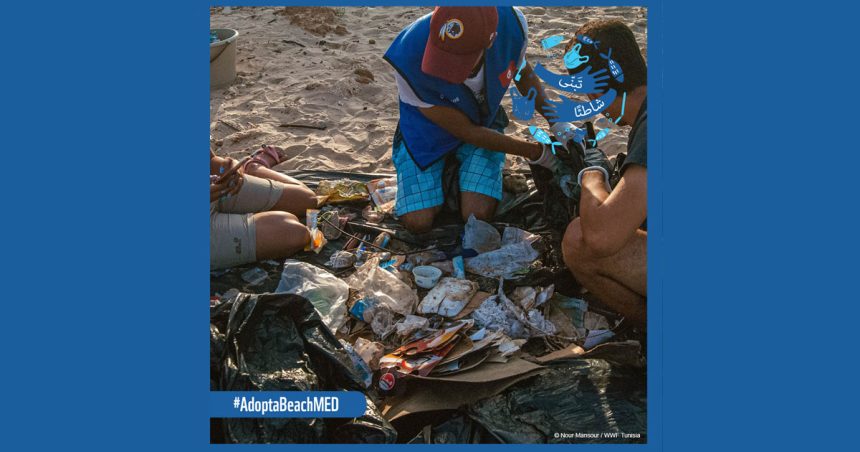 Adopt a Beach MED : Une initiative méditerranéenne pour lutter contre la pollution (WWF Tunisie)
