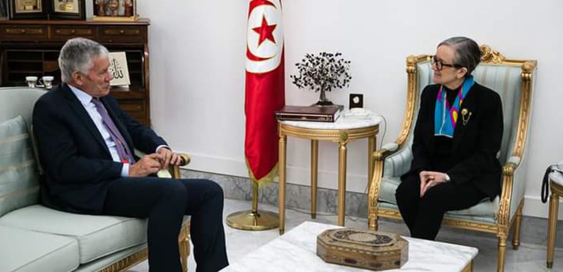 Tunisie-France : rencontre entre Najla Bouden et André Parant