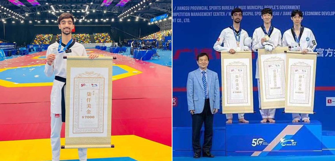 Wuxi World Taekwondo Grand Slam : Khalil Jendoubi décroche la médaillé d’argent