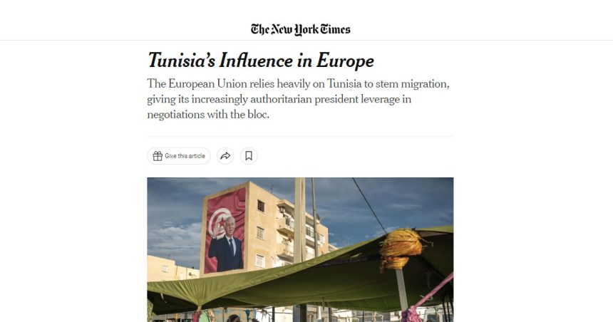 L’«influence puissante» de la Tunisie en Europe, selon The York Times   