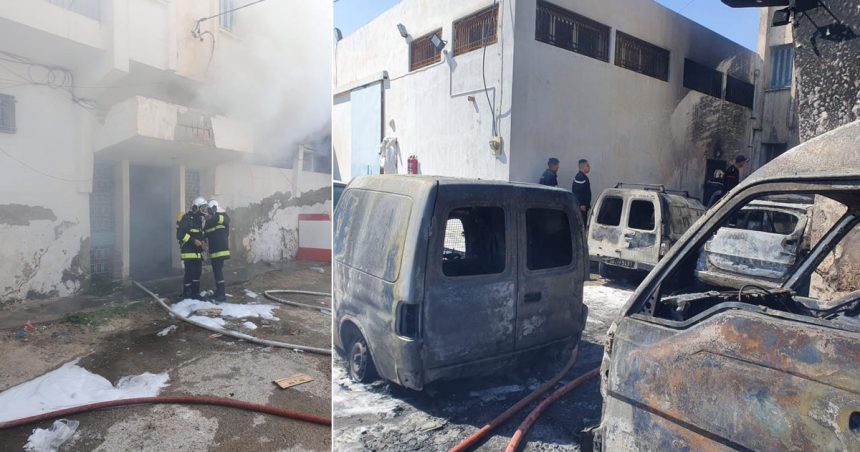 Protection civile : Incendie maîtrisé à l’entrepôt douanier de Gabès (Photos)