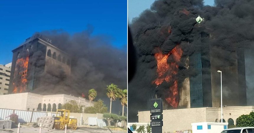 Tunisie : Incendie au siège de la banque Zitouna au Kram