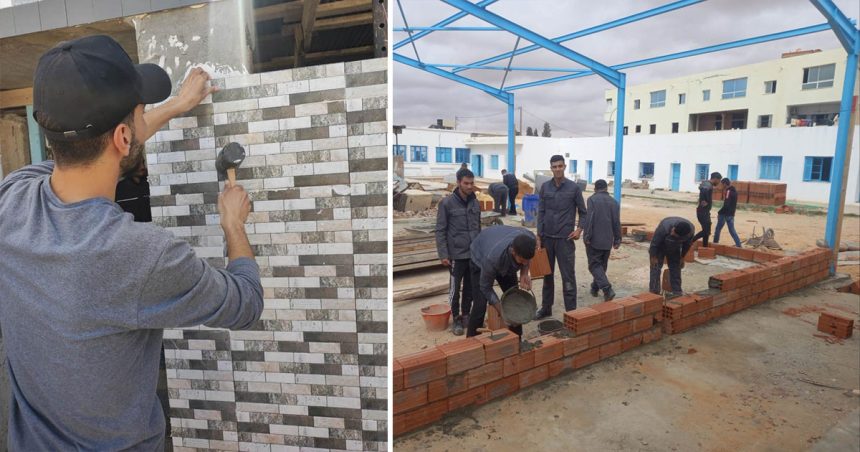 Tunisie : MéBât Initiative pour la formation professionnelle dans le bâtiment