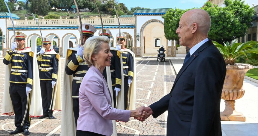 Ursula von der Leyen : 100 M€ à la Tunisie pour surveiller ses frontières maritimes