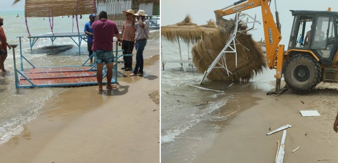 Bizerte : En images, les plages d’Utique libérées des constructions illégales