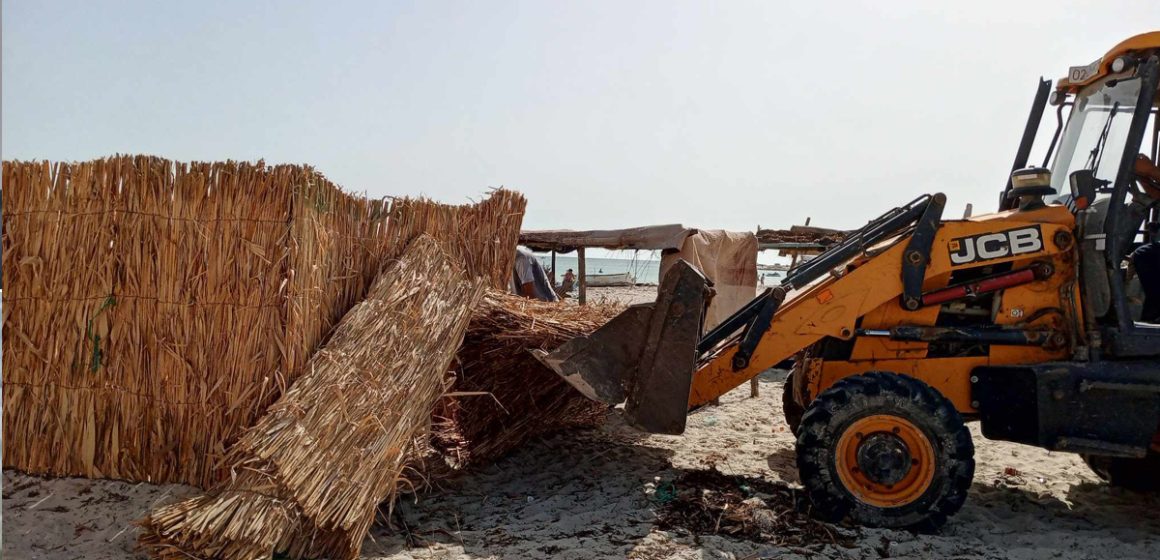 Djerba : Campagne contre les constructions anarchiques sur les plages (Photos)