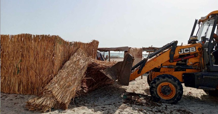 Djerba : Campagne contre les constructions anarchiques sur les plages (Photos)
