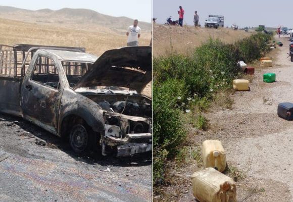 Tunisie : Un homme meurt carbonisé dans sa voiture au Kef