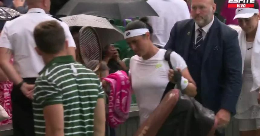 Wimbledon : Le match Ons Jabeur-Bianca Andreescu interrompu à cause de la pluie