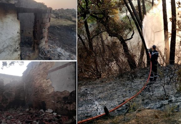 Incendies à Tabaraka : Quatre familles évacuées (Protection civile)