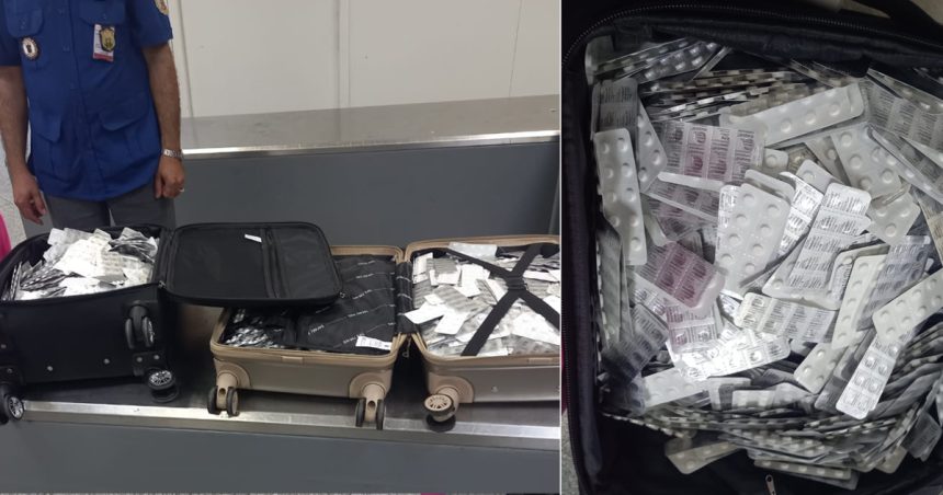 Trois valises remplies de médicaments saisies à l’aéroport de Tunis-Carthage