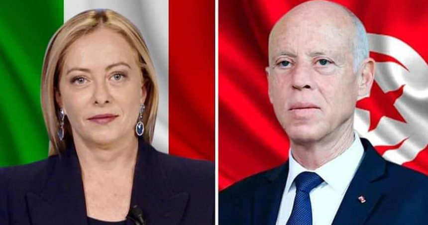 Tunisie-Italie : Entretien téléphonique Saïed et Meloni