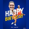 US Open : «Joyeux anniversaire à la ministre du Bonheur Ons Jabeur 🥳 »