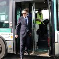 Tunisie : le ministre Majidi prend livraison lui-même d’un lot de bus… d’occasion